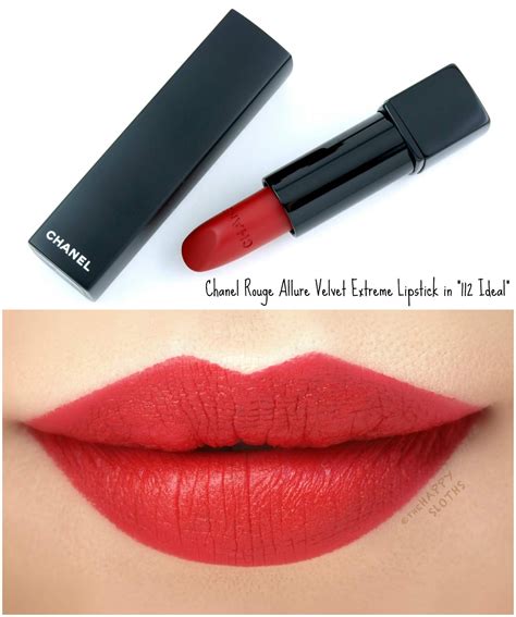 112 ideal chanel|Chanel red lipstick review.